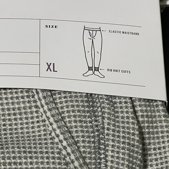 NWT Goodfellow & Co Thermal Pants Heather Gray XL #L15 - Picture 5 of 7